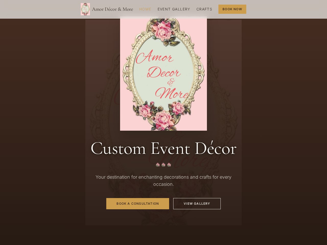 Amordecor website screenshot